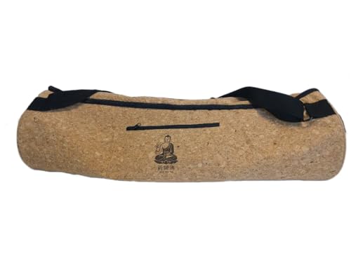 YAO SHI FO Sac Semi-Rigide en liège - Forme Tubulaire pour Transport de Tapis de Yoga