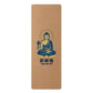 Yoga Mat 183 x 60 cm - 4 mm FSC Cork + Natural Rubber - BLUE &amp; GOLD