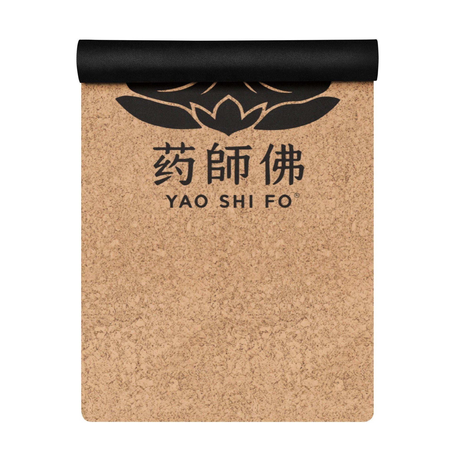 Tapis de yoga Premium 183 x 61 cm - 6mm liège FSC + caoutchouc naturel - YAO SHI FO