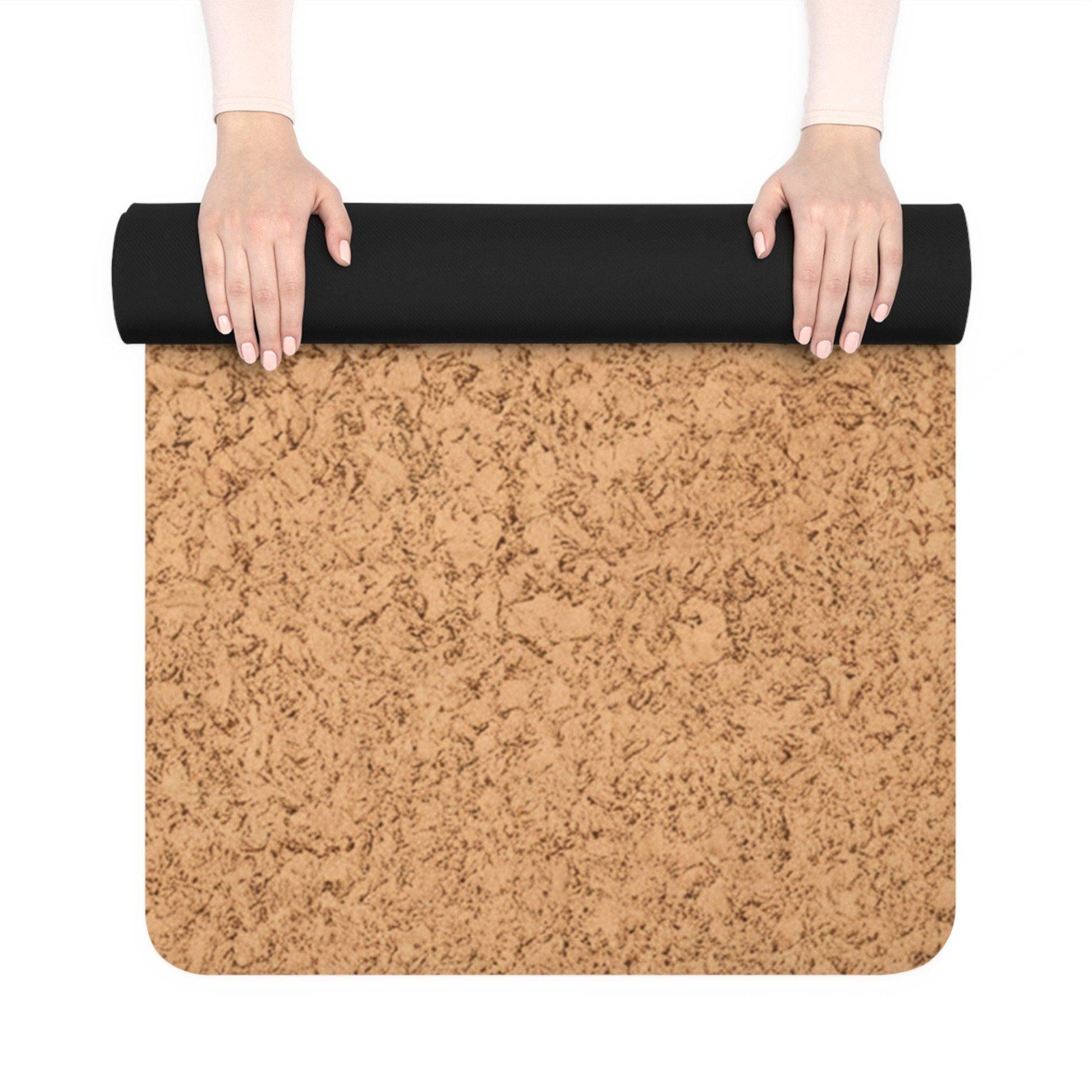 Tapis de yoga Premium 183 x 61 cm - 6mm liège FSC + caoutchouc naturel - YAO SHI FO