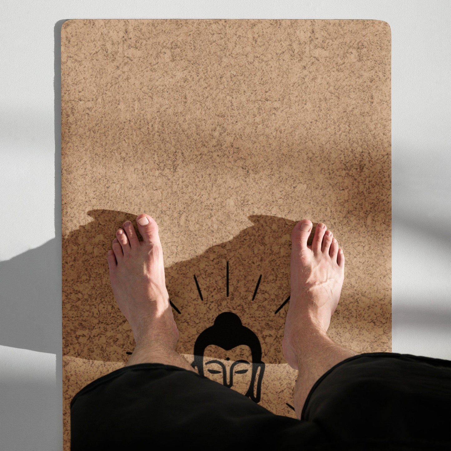 Tapis de yoga Premium 183 x 61 cm - 6mm liège FSC + caoutchouc naturel - YAO SHI FO